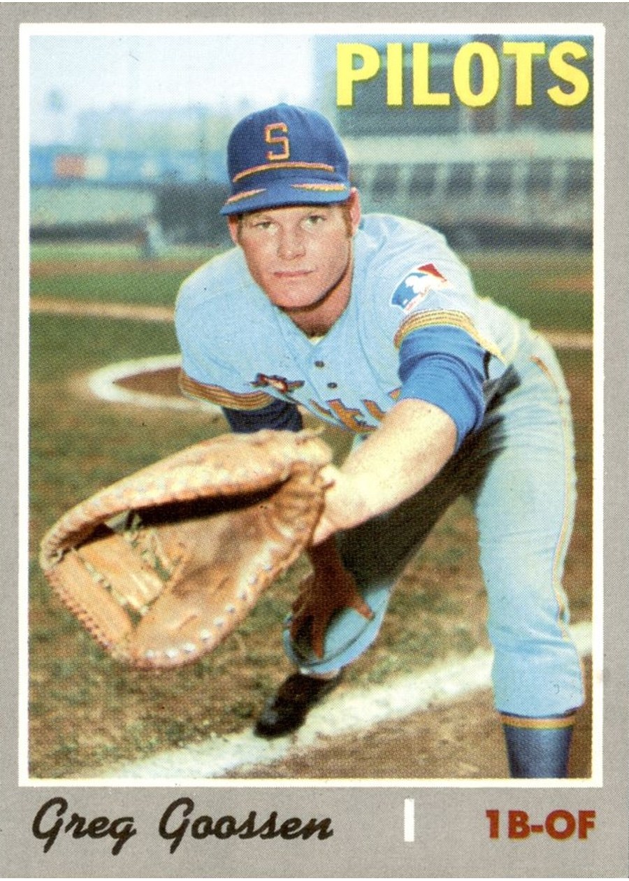 1970 Topps #271 Greg Goossen, Seattle Pilots
