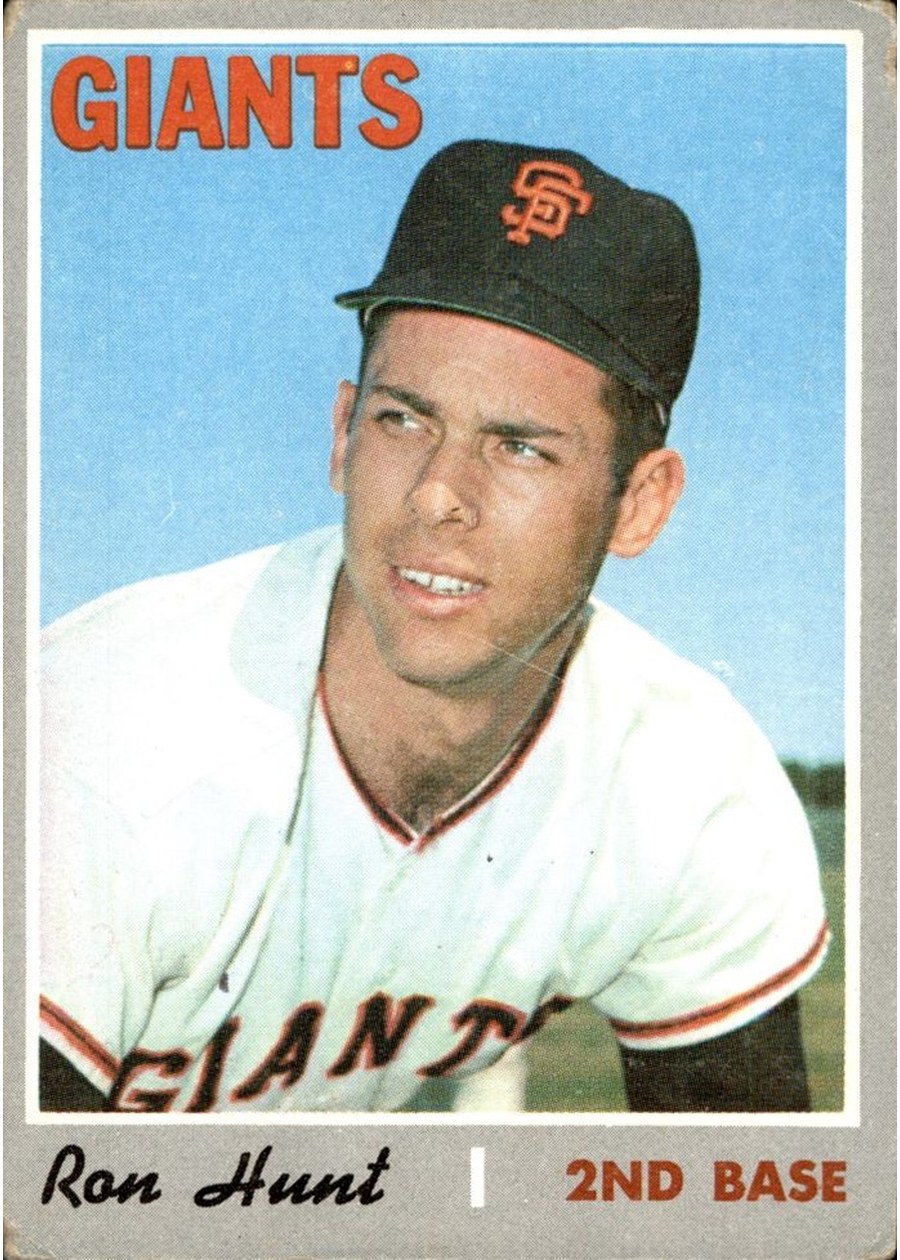 1970 Topps #276 Ron Hunt, San Francisco Giants