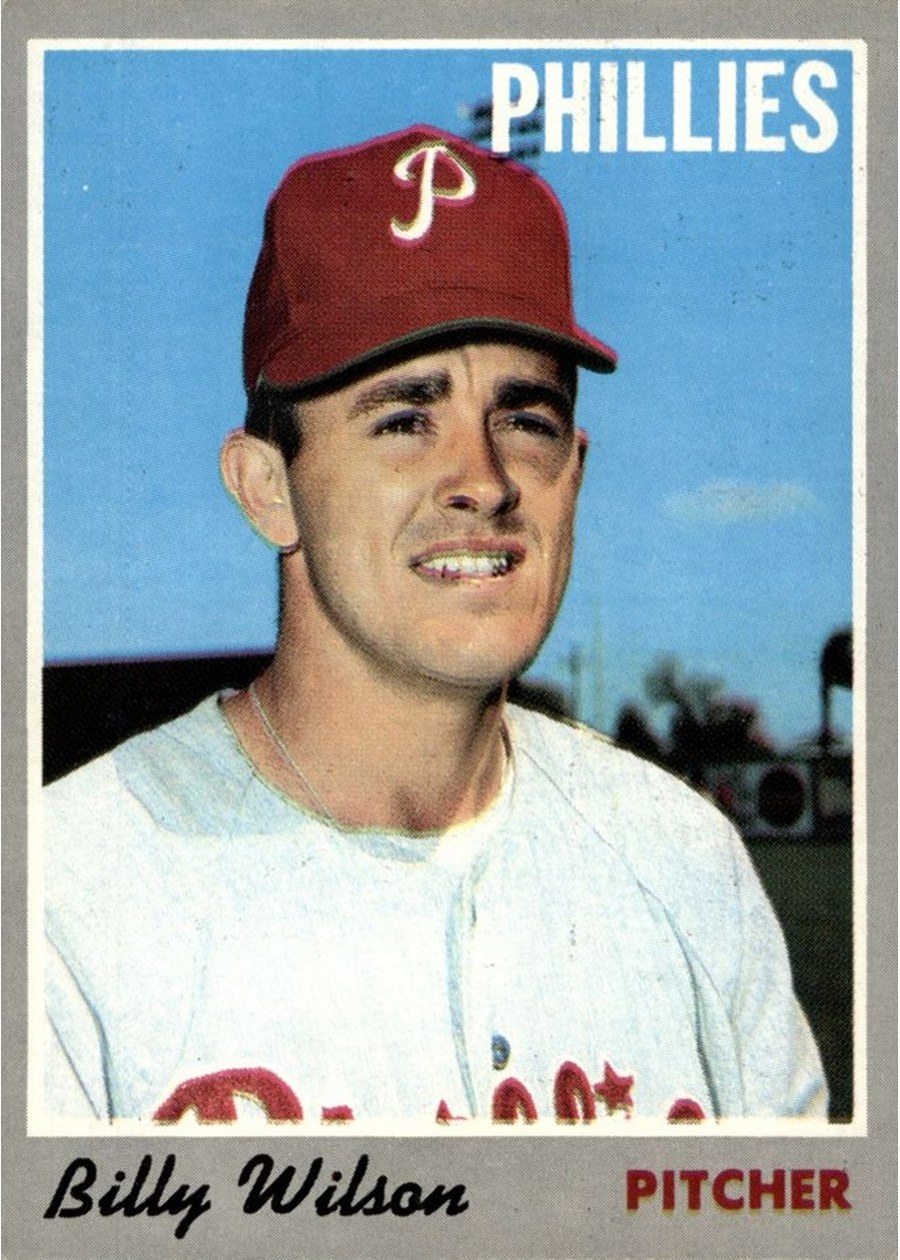 1970 Topps #28 Billy Wilson, Philadelphia Phillies