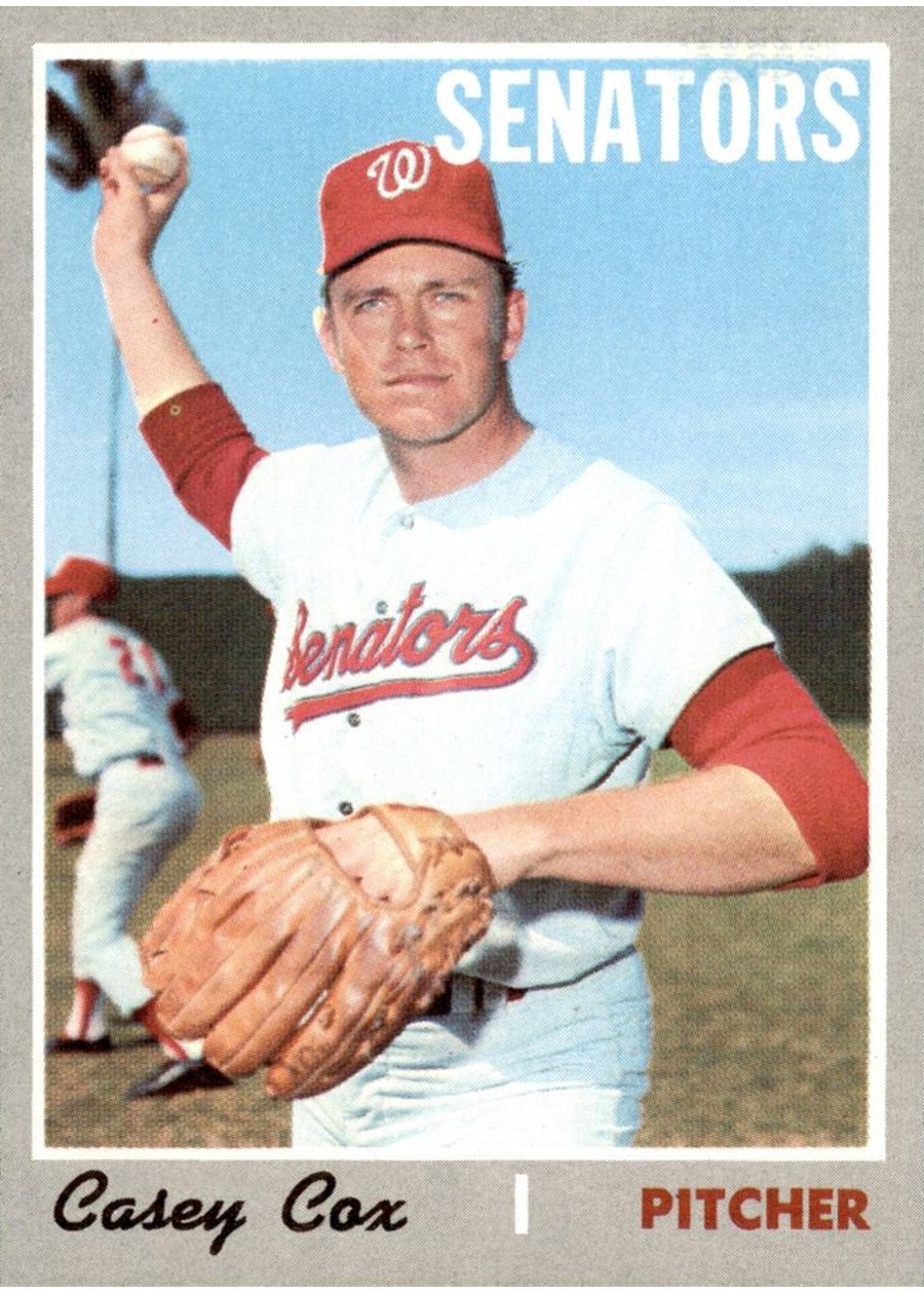 1970 Topps #281 Casey Cox, Washington Senators