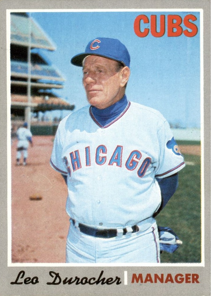 1970 Topps #291 Leo Durocher, Chicago Cubs