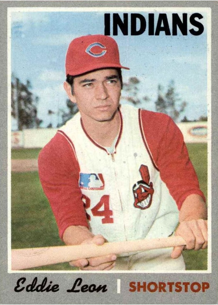 1970 Topps #292 Eddie Leon, Cleveland Indians