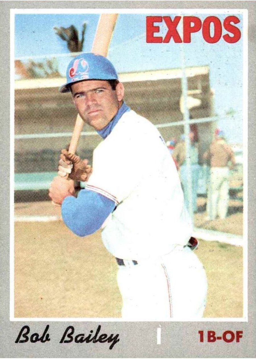 1970 Topps #293 Bob Bailey, Montreal Expos