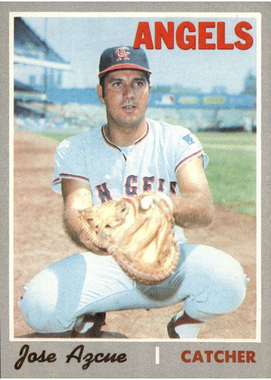 1970 Topps #294 Jose Azcue, California Angels