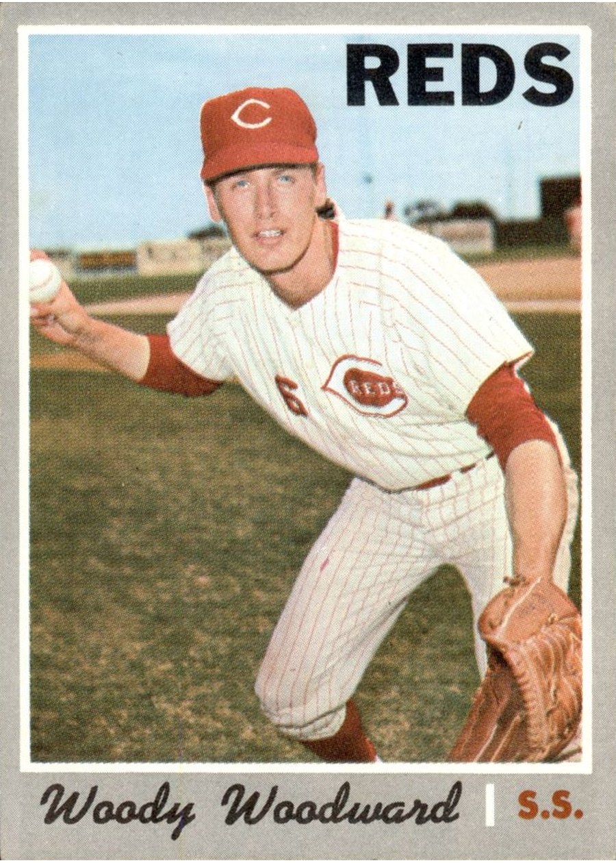 1970 Topps #296 Woody Woodward, Cincinnati Reds