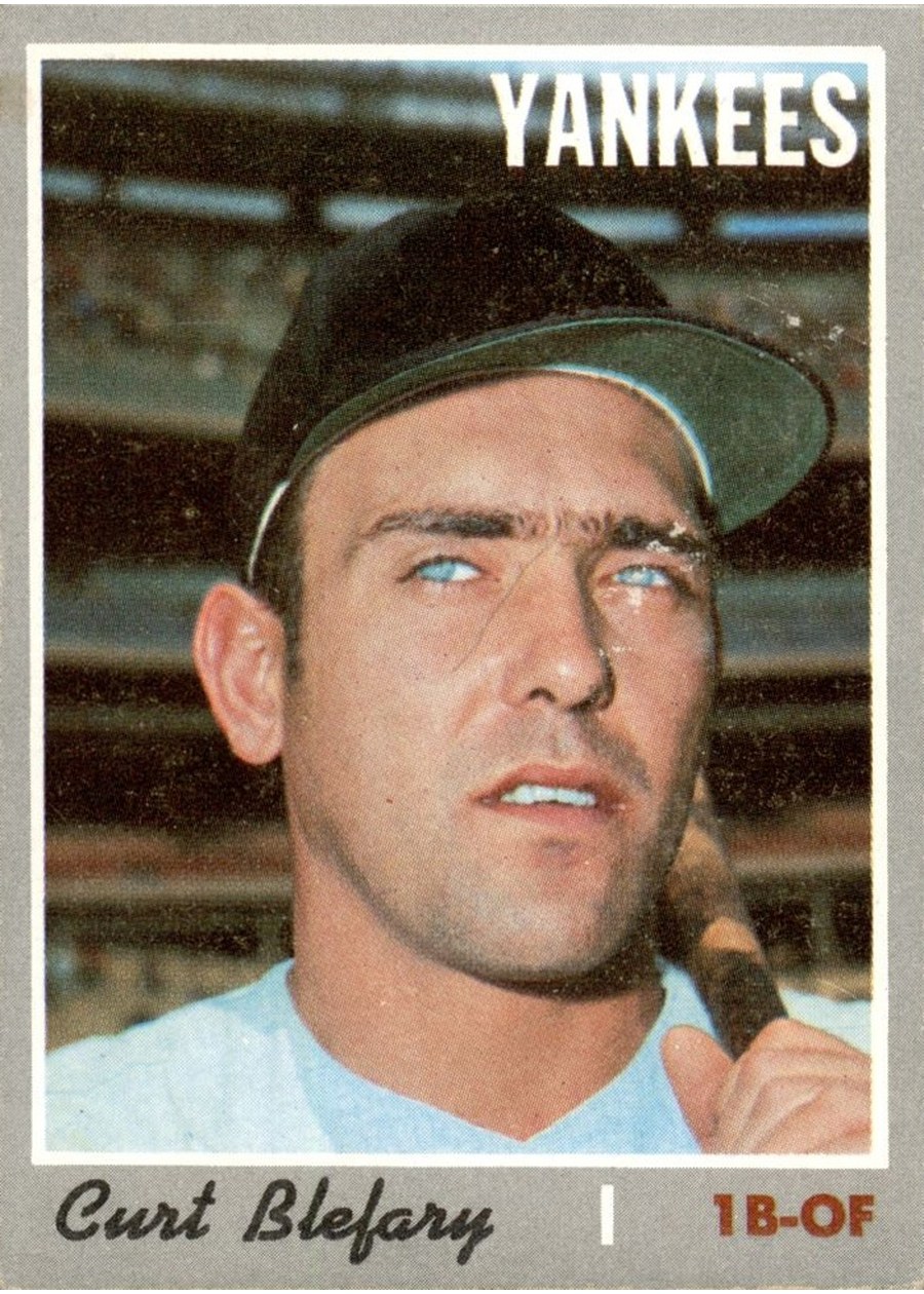 1970 Topps #297 Curt Blefary, New York Yankees