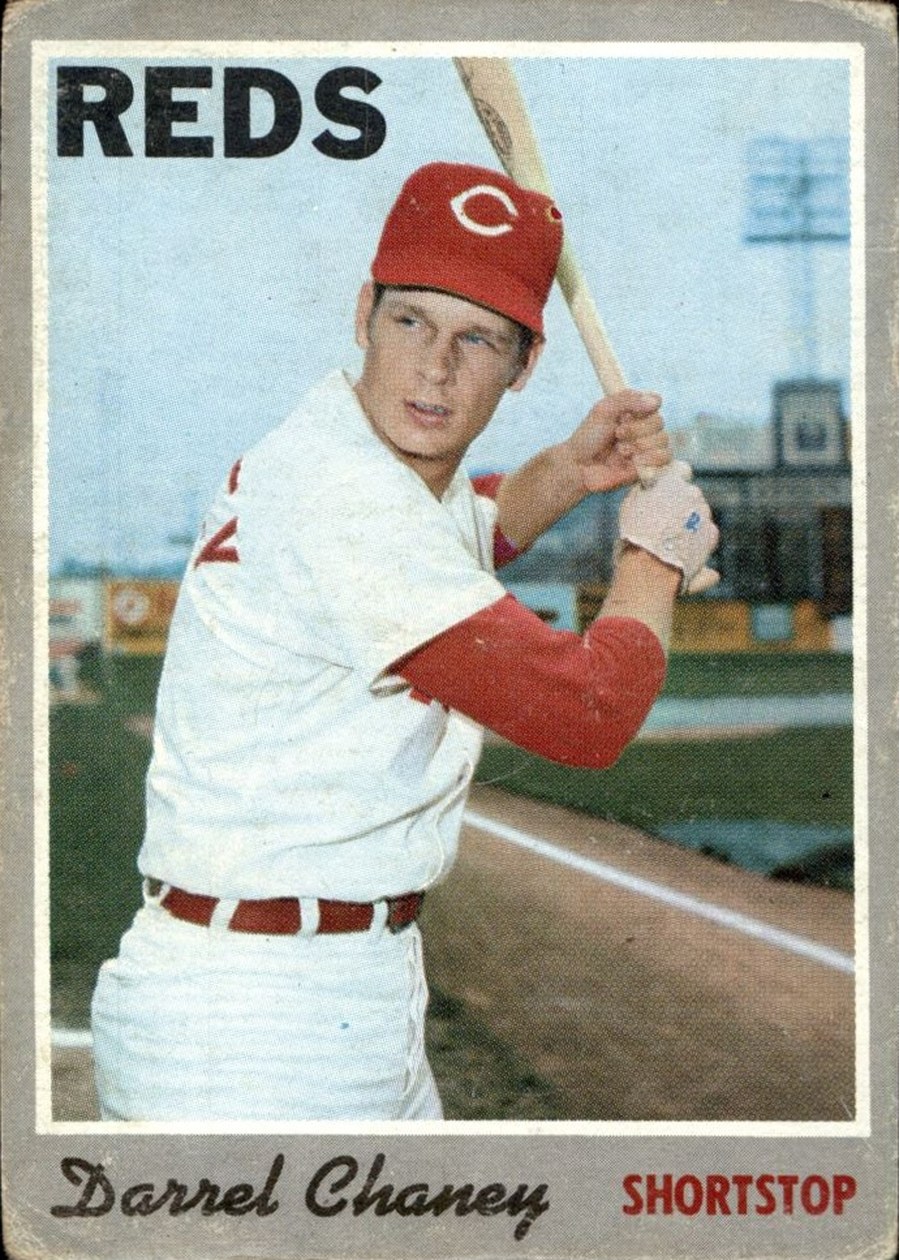 1970 Topps #3 Darrel Chaney, Cincinnati Reds
