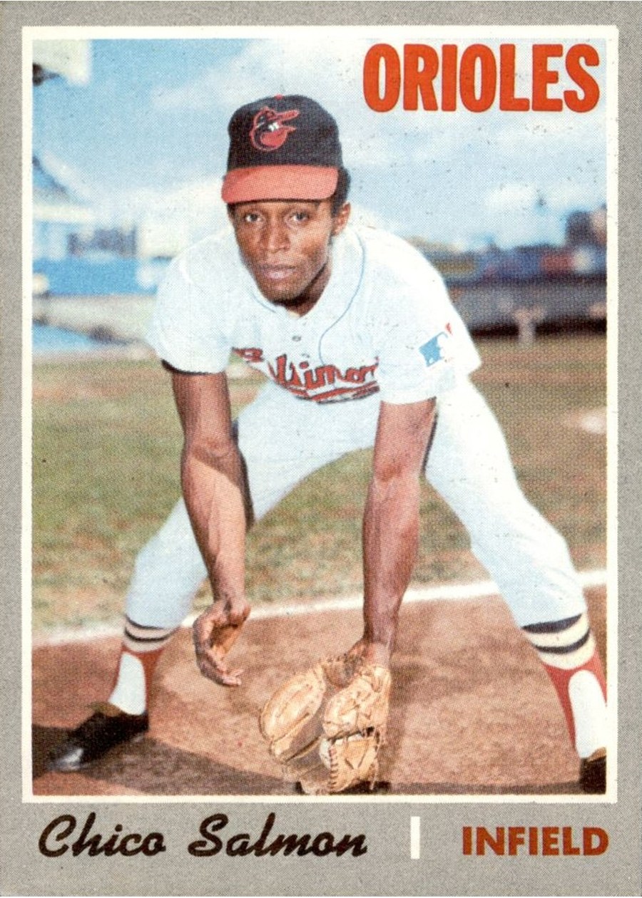 1970 Topps #301 Chico Salmon, Baltimore Orioles