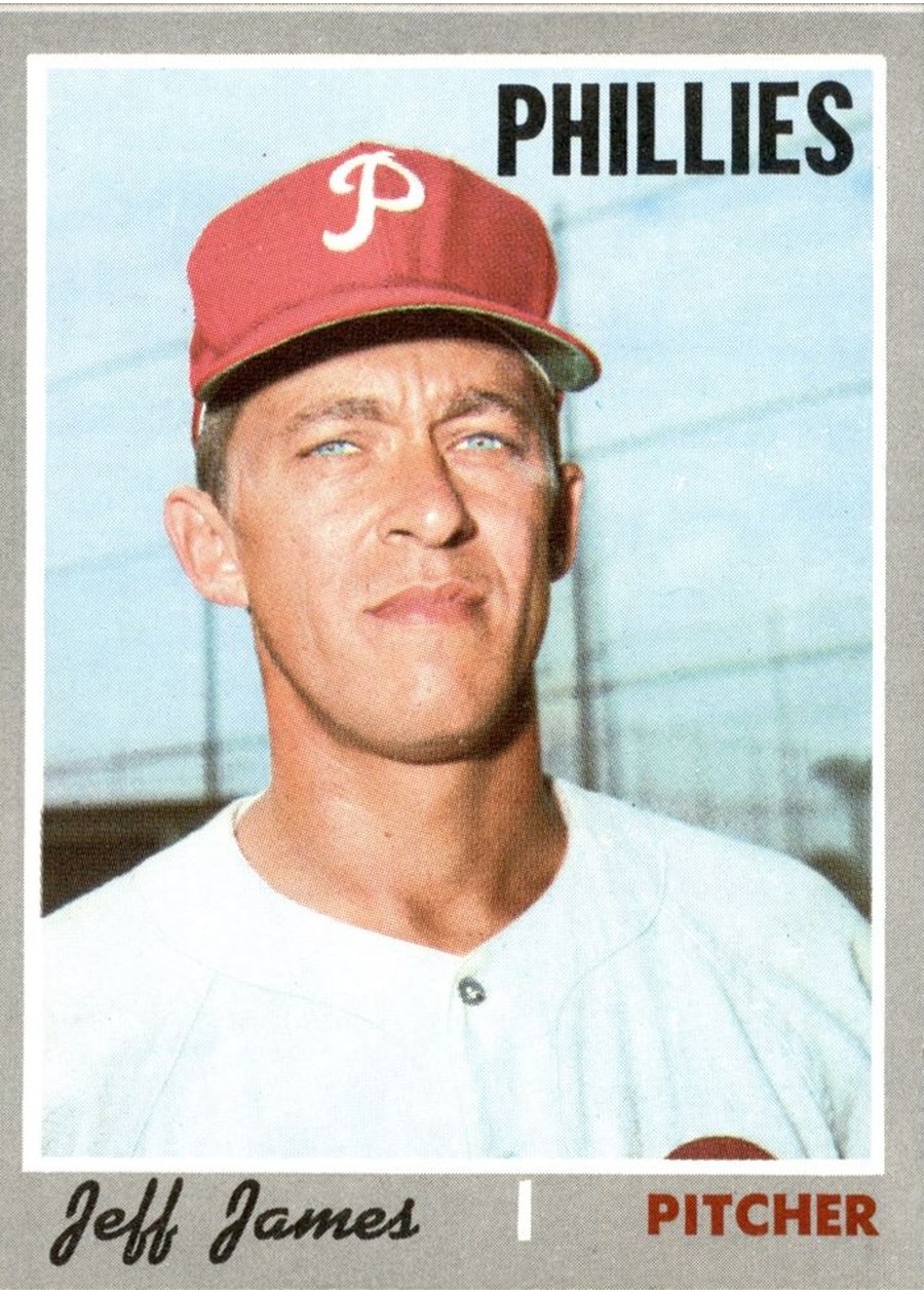 1970 Topps #302 Jeff James, Philadelphia Phillies