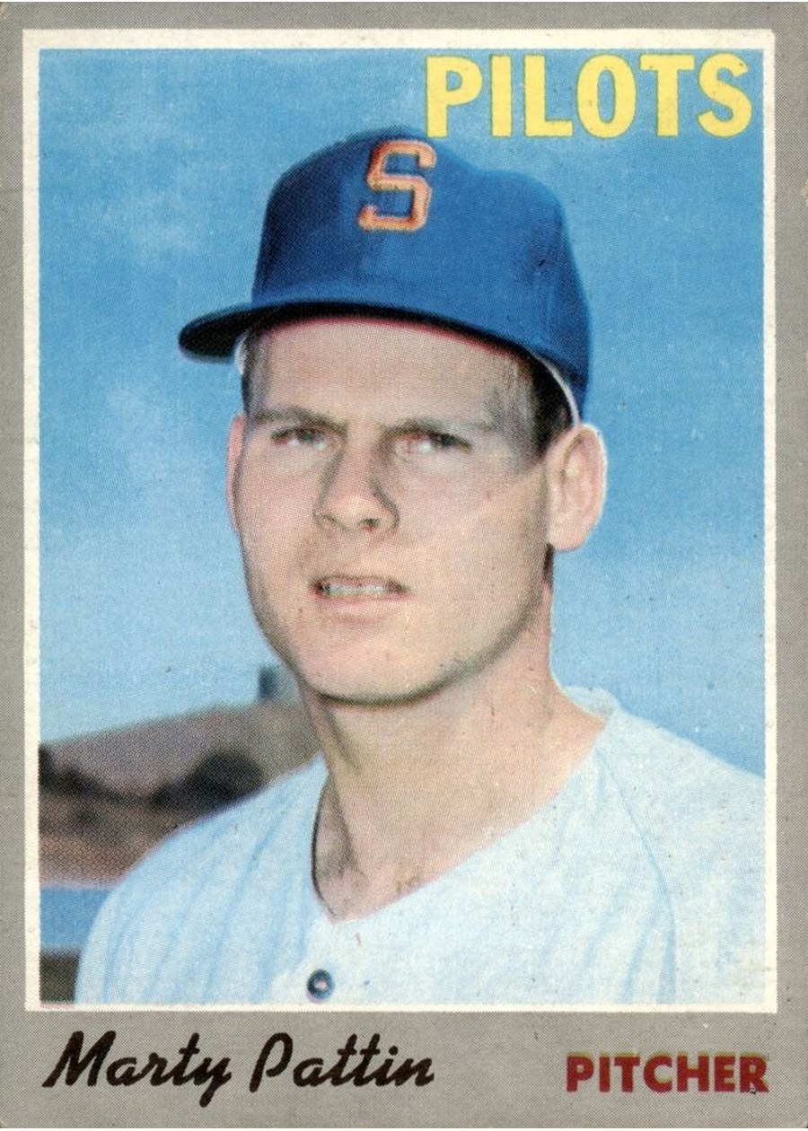 1970 Topps #31 Marty Pattin, Seattle Pilots