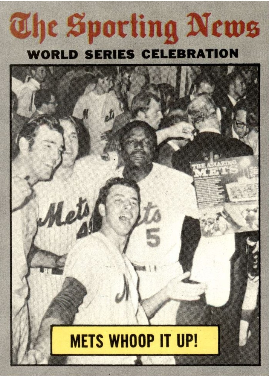 1970 Topps #310 World Series Celebration - Mets Whoop It Up!, New York Mets