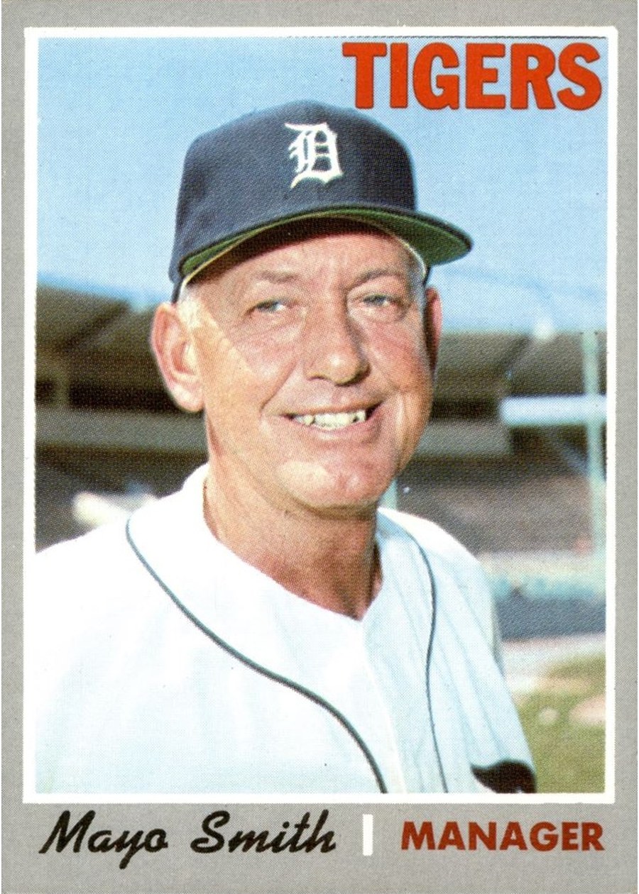 1970 Topps #313 Mayo Smith, Detroit Tigers