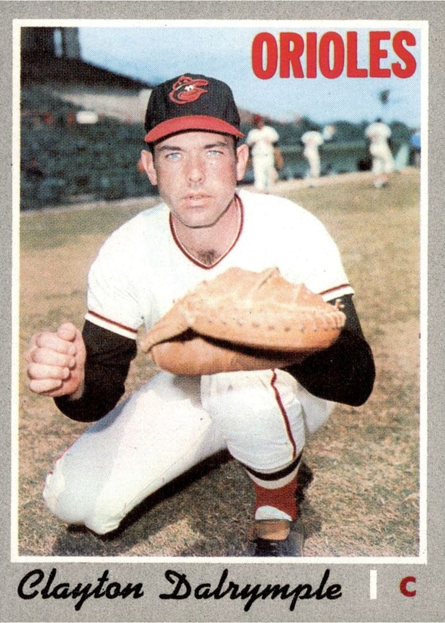 1970 Topps #319 Clayton Dalrymple, Baltimore Orioles