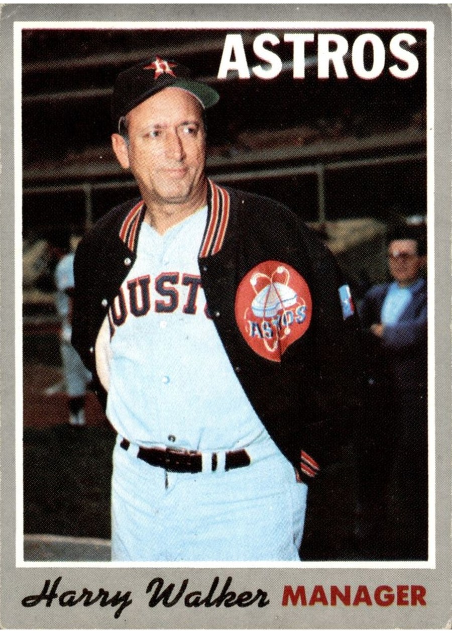1970 Topps #32 Harry Walker, Houston Astros