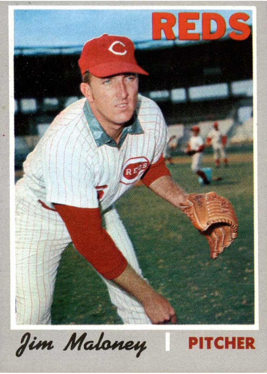 1970 Topps #320 Jim Maloney, Cincinnati Reds