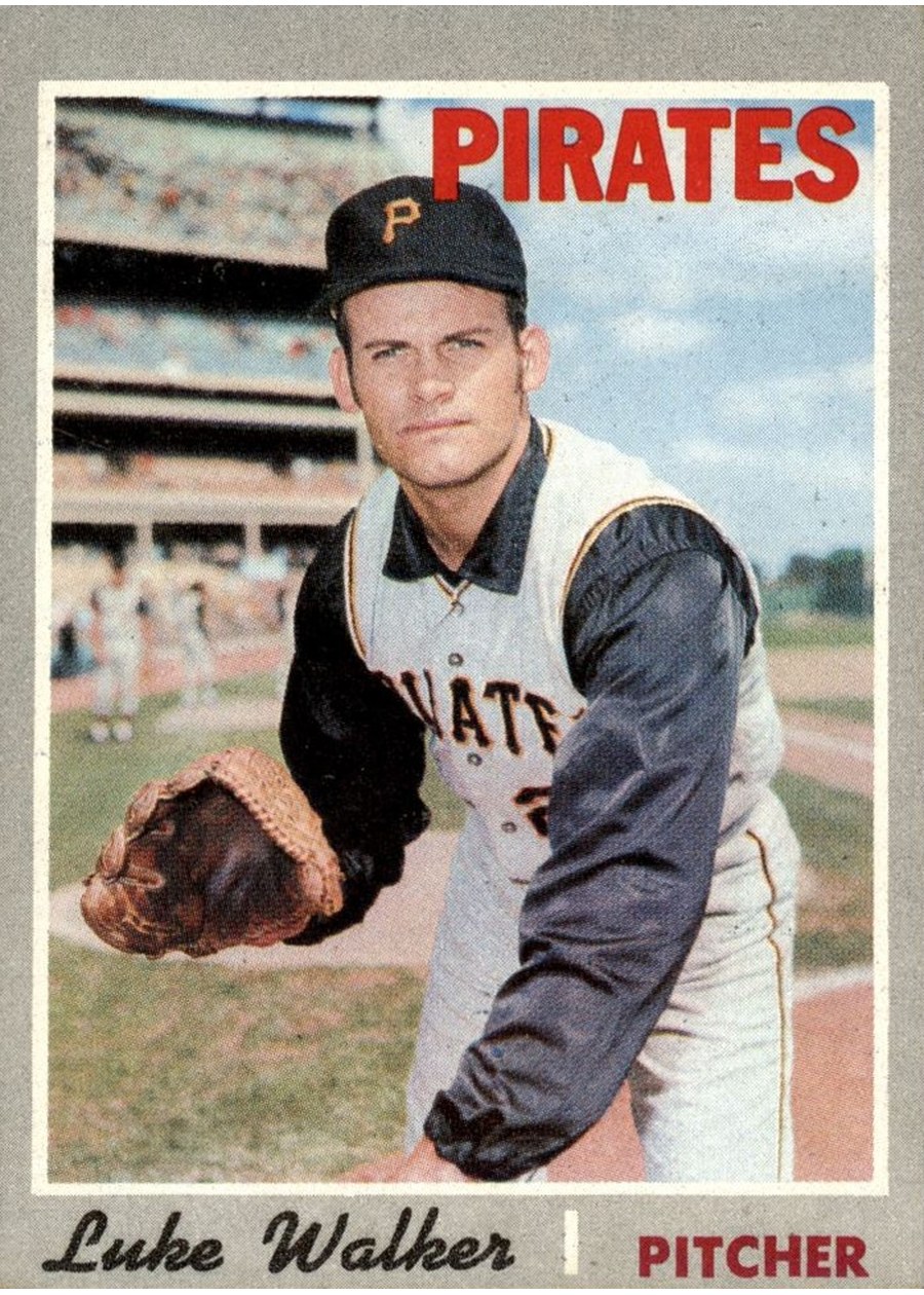 1970 Topps #322 Luke Walker, Pittsburgh Pirates