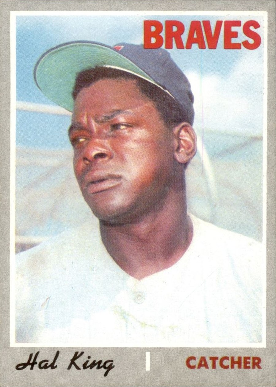 1970 Topps #327 Hal King, Atlanta Braves