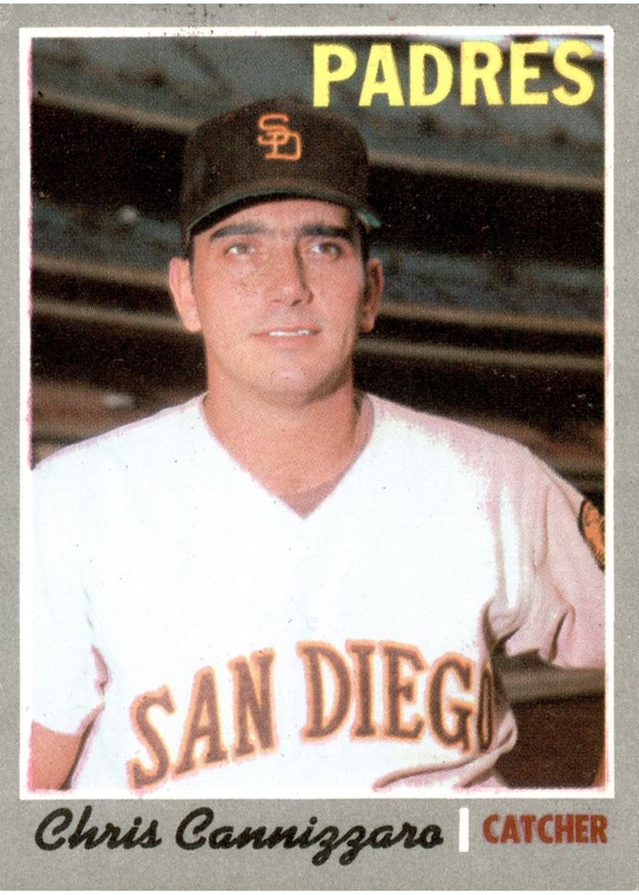1970 Topps #329 Chris Cannizzaro, San Diego Padres