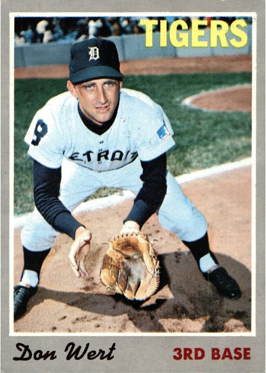 1970 Topps #33 Don Wert, Detroit Tigers