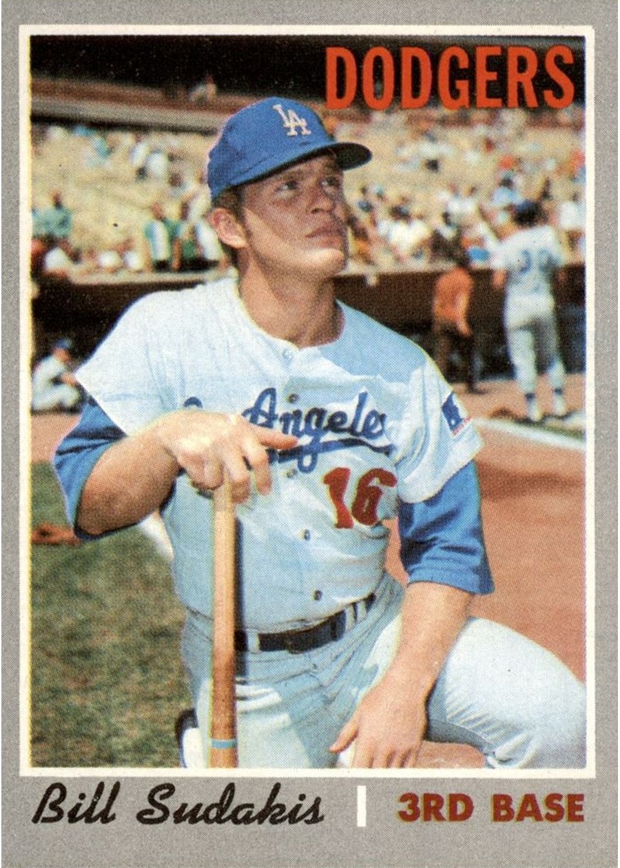 1970 Topps #341 Bill Sudakis, Los Angeles Dodgers