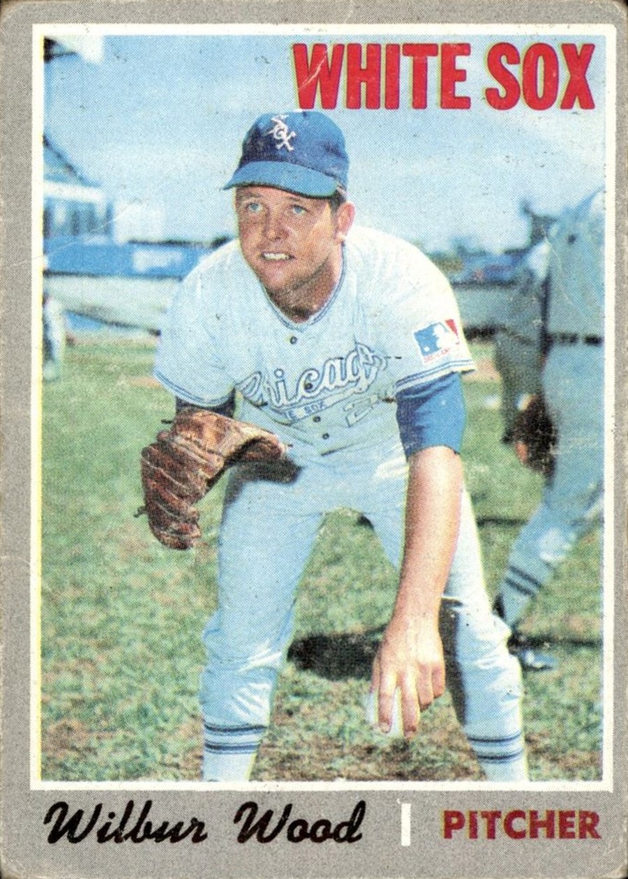 1970 Topps #342 Wilbur Wood, Chicago White Sox