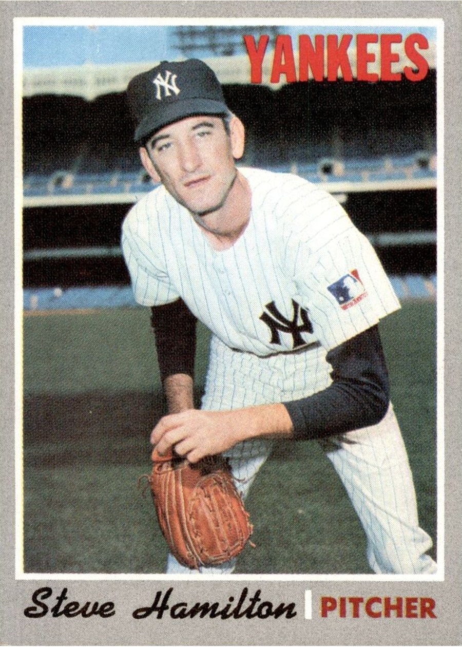 1970 Topps #349 Steve Hamilton, New York Yankees