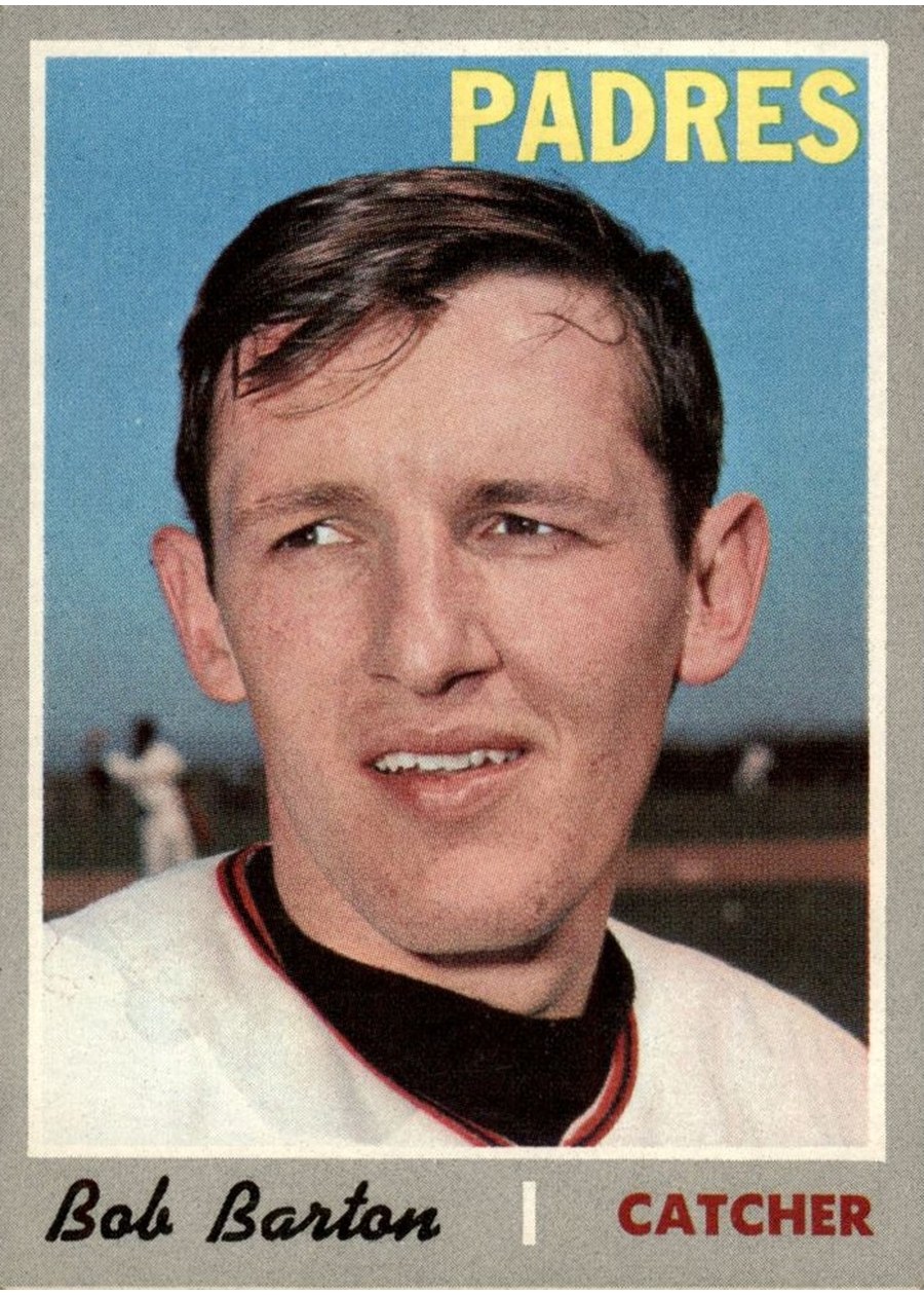 1970 Topps #352 Bob Barton, San Diego Padres
