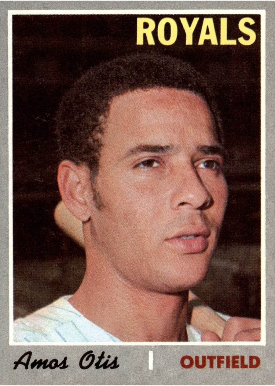 1970 Topps #354 Amos Otis, Kansas City Royals
