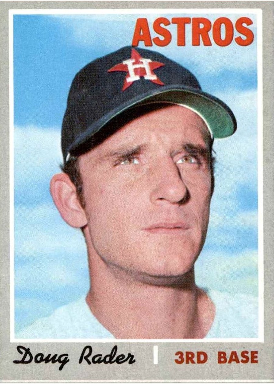 1970 Topps #355 Doug Rader, Houston Astros