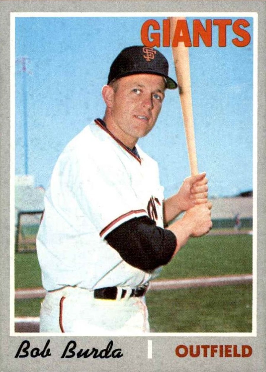 1970 Topps #357 Bob Burda, San Francisco Giants