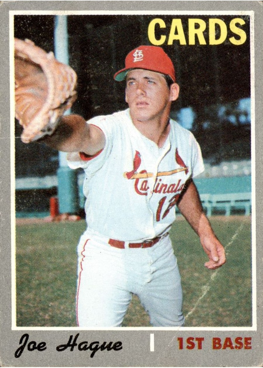 1970 Topps #362 Joe Hague, St. Louis Cardinals