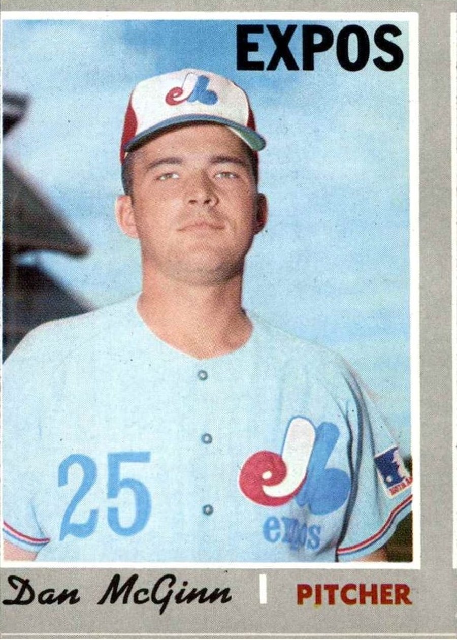 1970 Topps #364 Dan McGinn, Montreal Expos