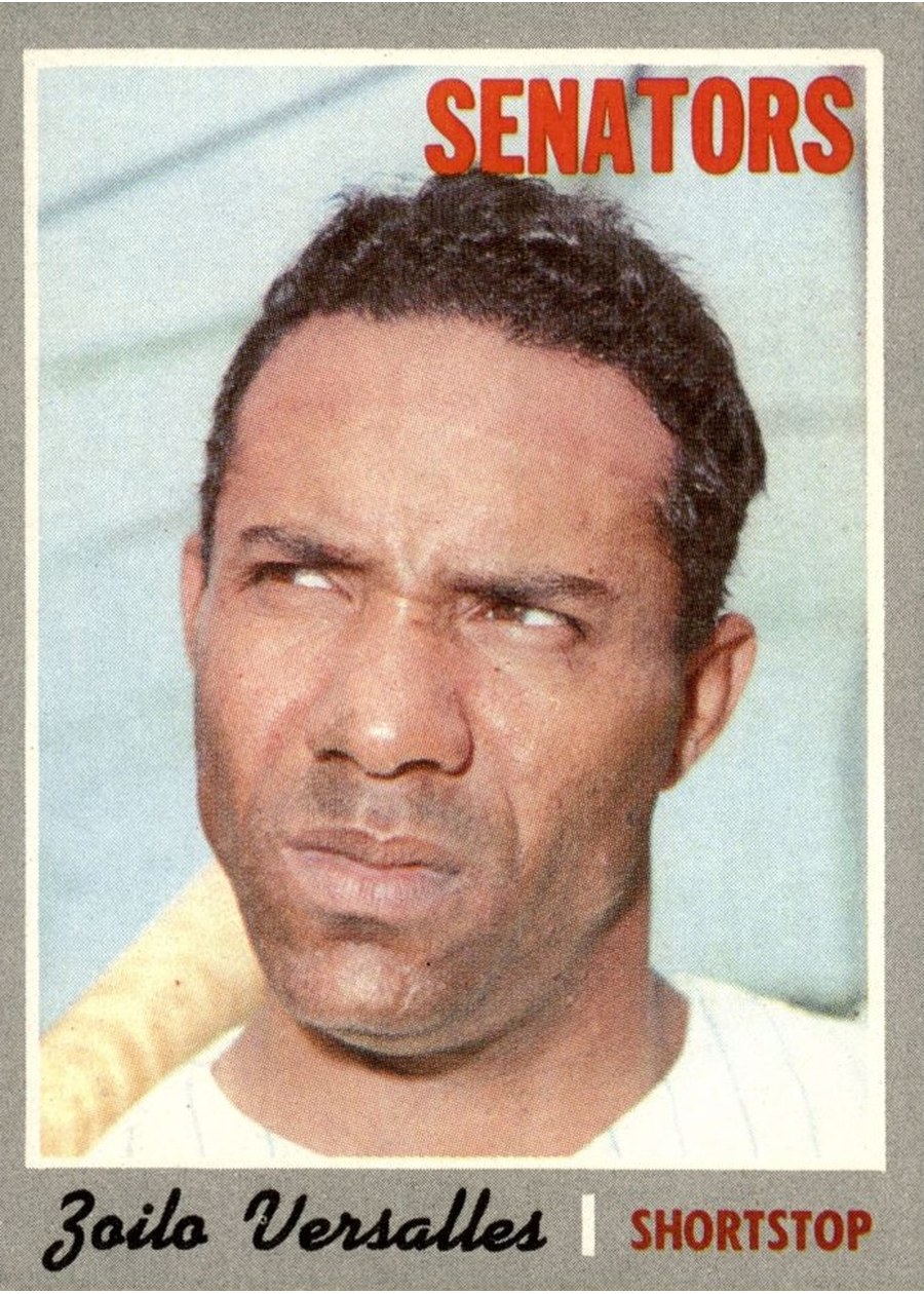 1970 Topps #365 Zoilo Versalles, Washington Senators