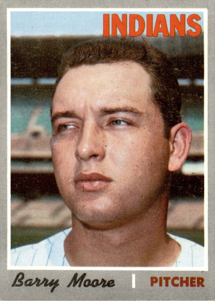 1970 Topps #366 Barry Moore, Cleveland Indians