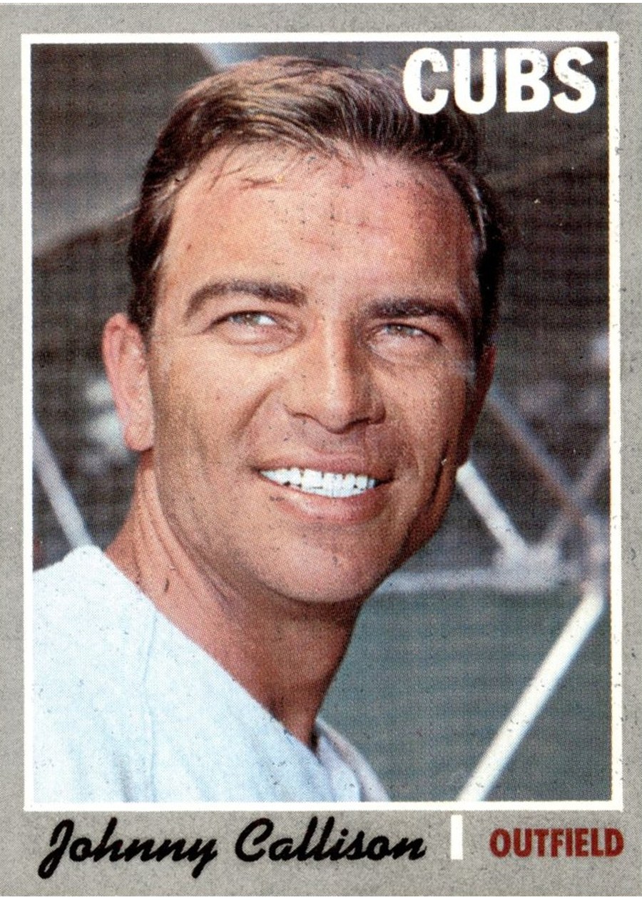 1970 Topps #375 Johnny Callison, Chicago Cubs