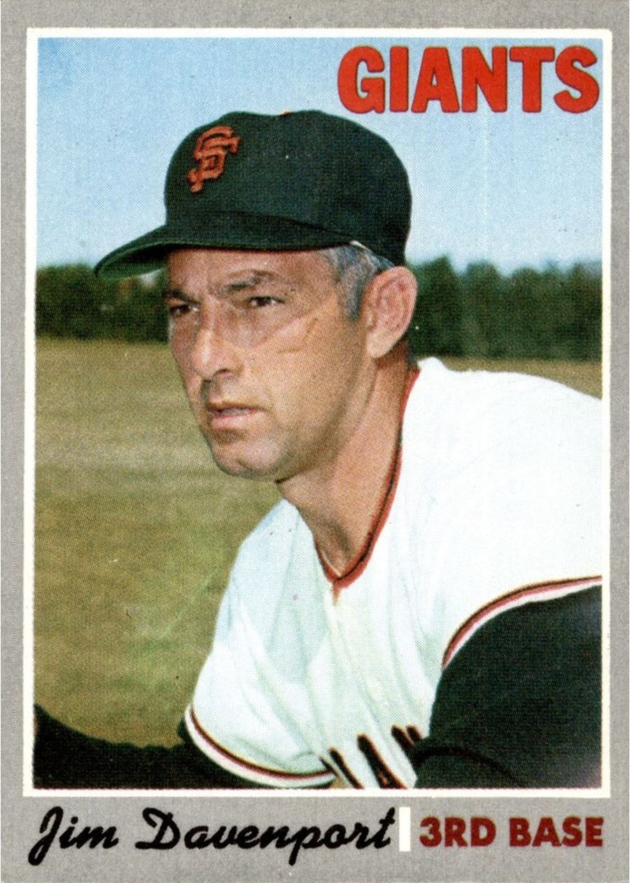 1970 Topps #378 Jim Davenport, San Francisco Giants