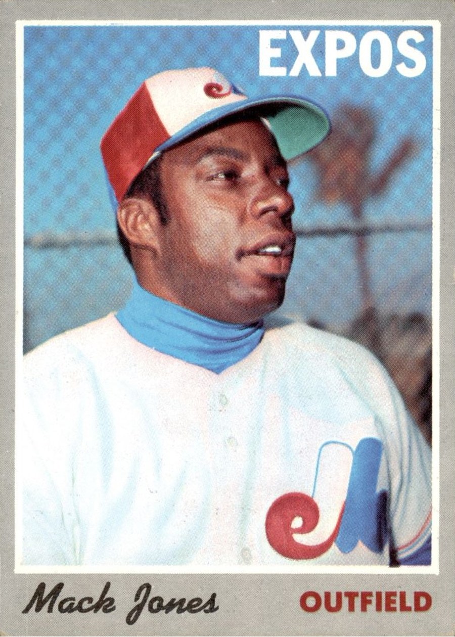 1970 Topps #38 Mack Jones, Montreal Expos