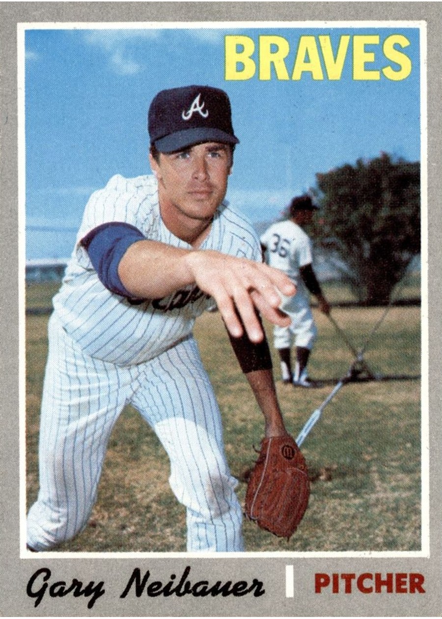 1970 Topps #384 Gary Neibauer, Atlanta Braves