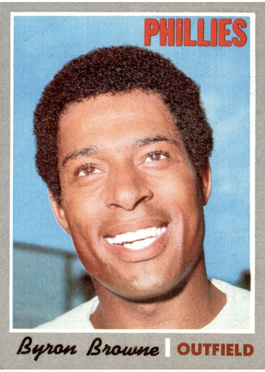 1970 Topps #388 Byron Browne, Philadelphia Phillies