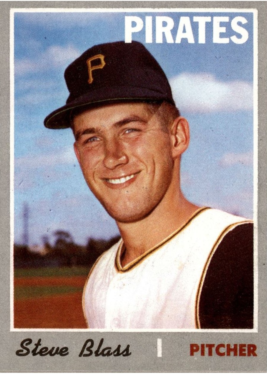 1970 Topps #396 Steve Blass, Pittsburgh Pirates