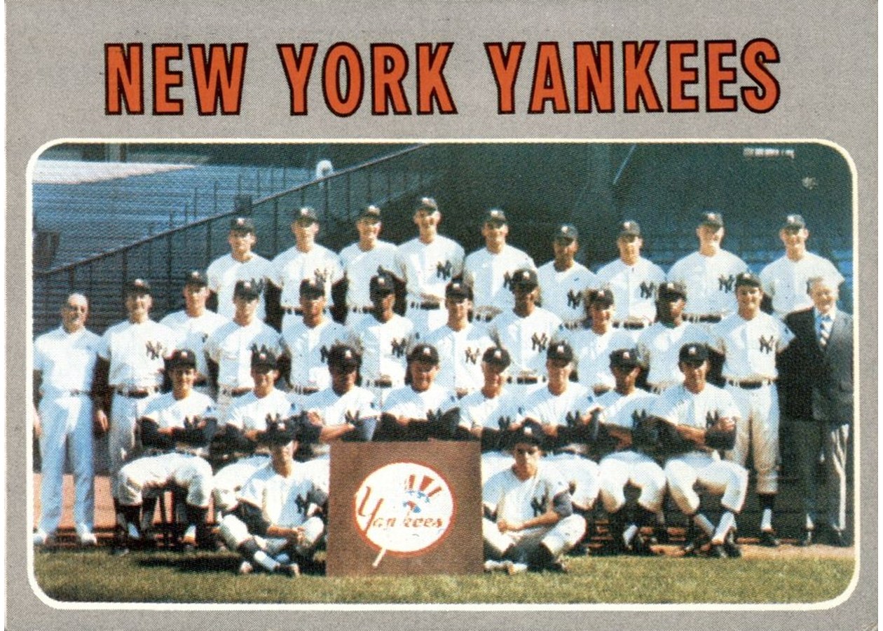 1970 Topps #399 New York Yankees