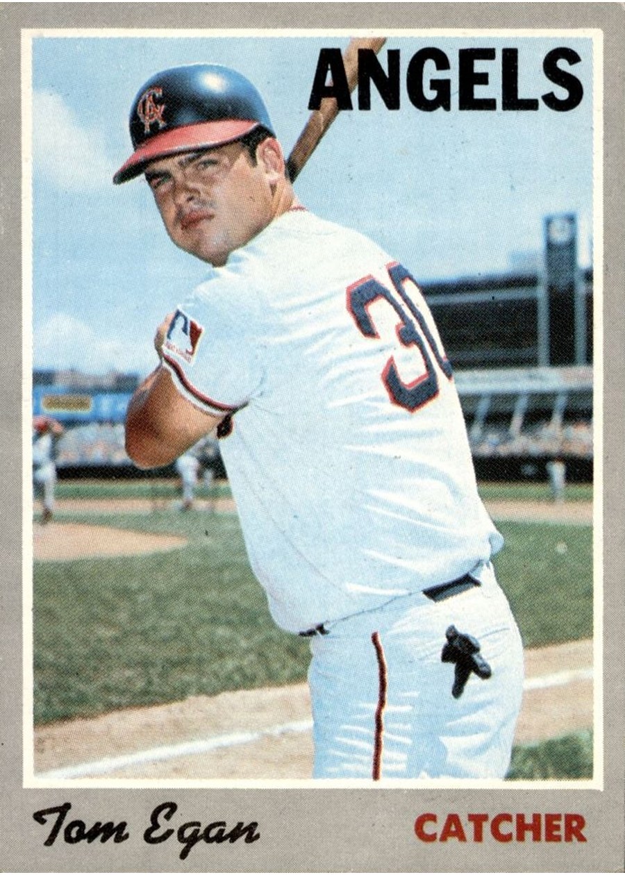 1970 Topps #4 Tom Egan, California Angels