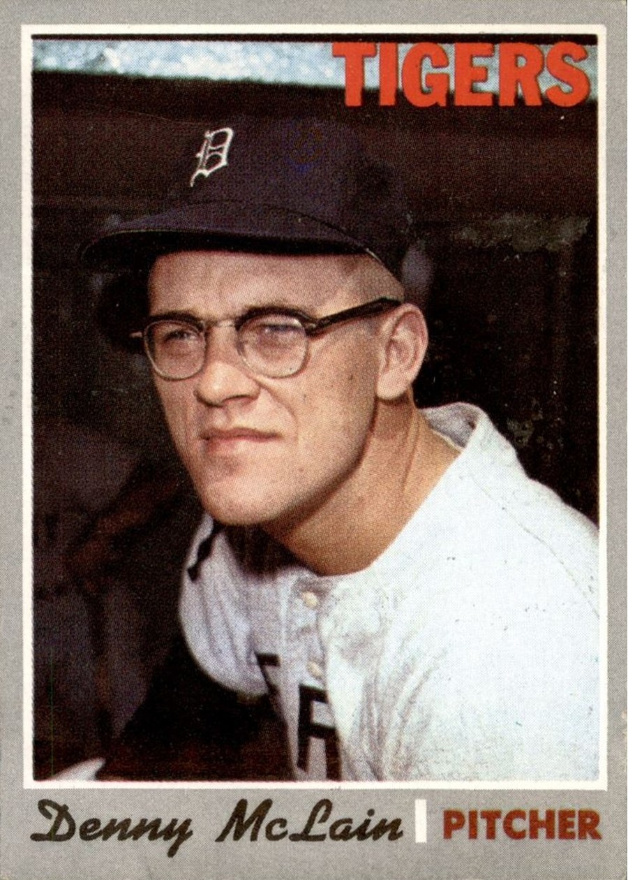 1970 Topps #400 Denny McLain, Detroit Tigers
