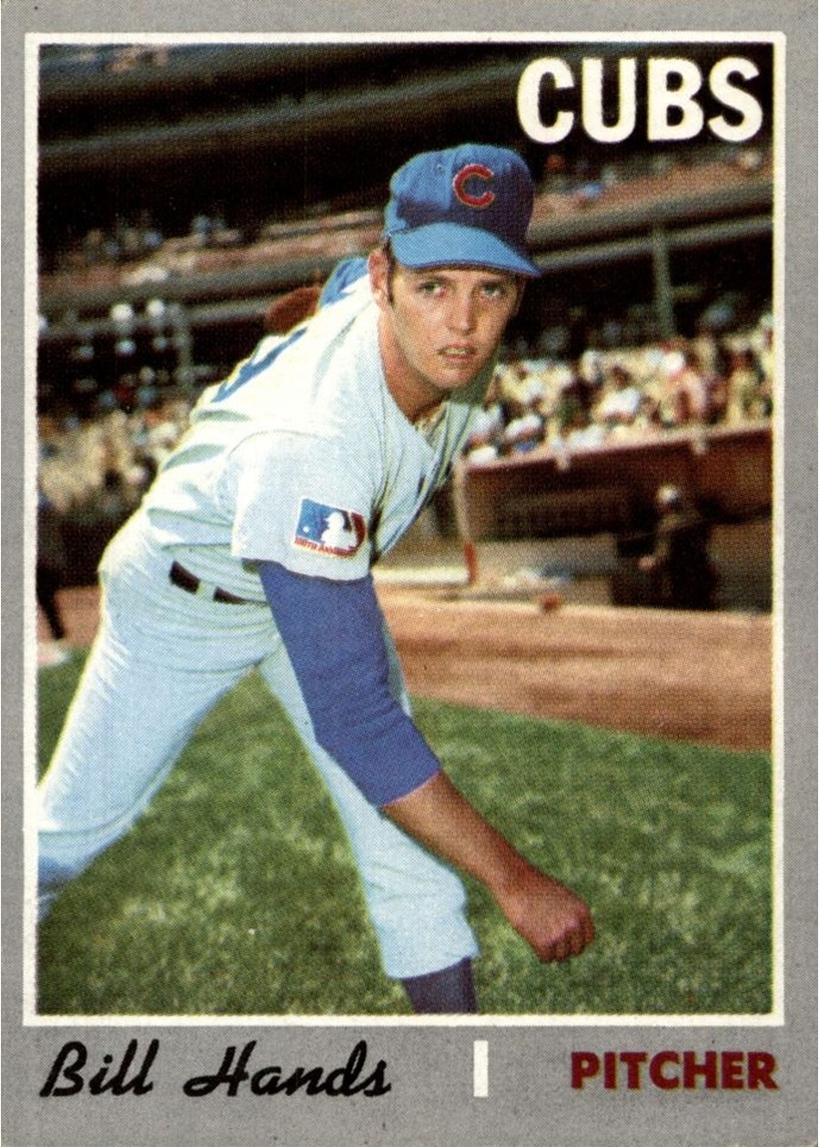 1970 Topps #405 Bill Hands, Chicago Cubs