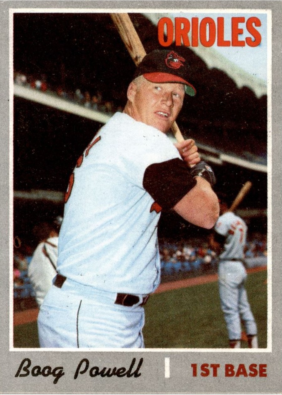1970 Topps #410 Boog Powell, Baltimore Orioles