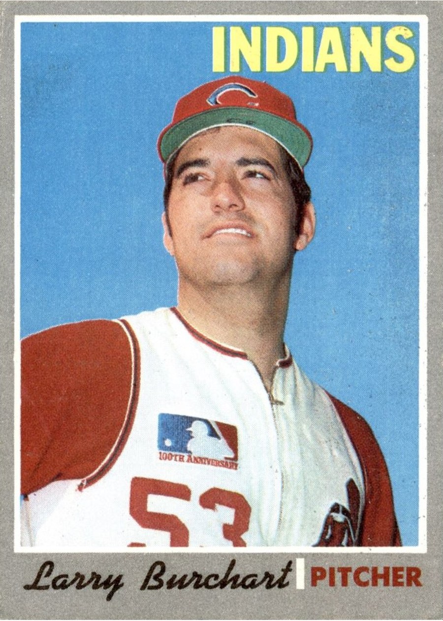 1970 Topps #412 Larry Burchart, Cleveland Indians