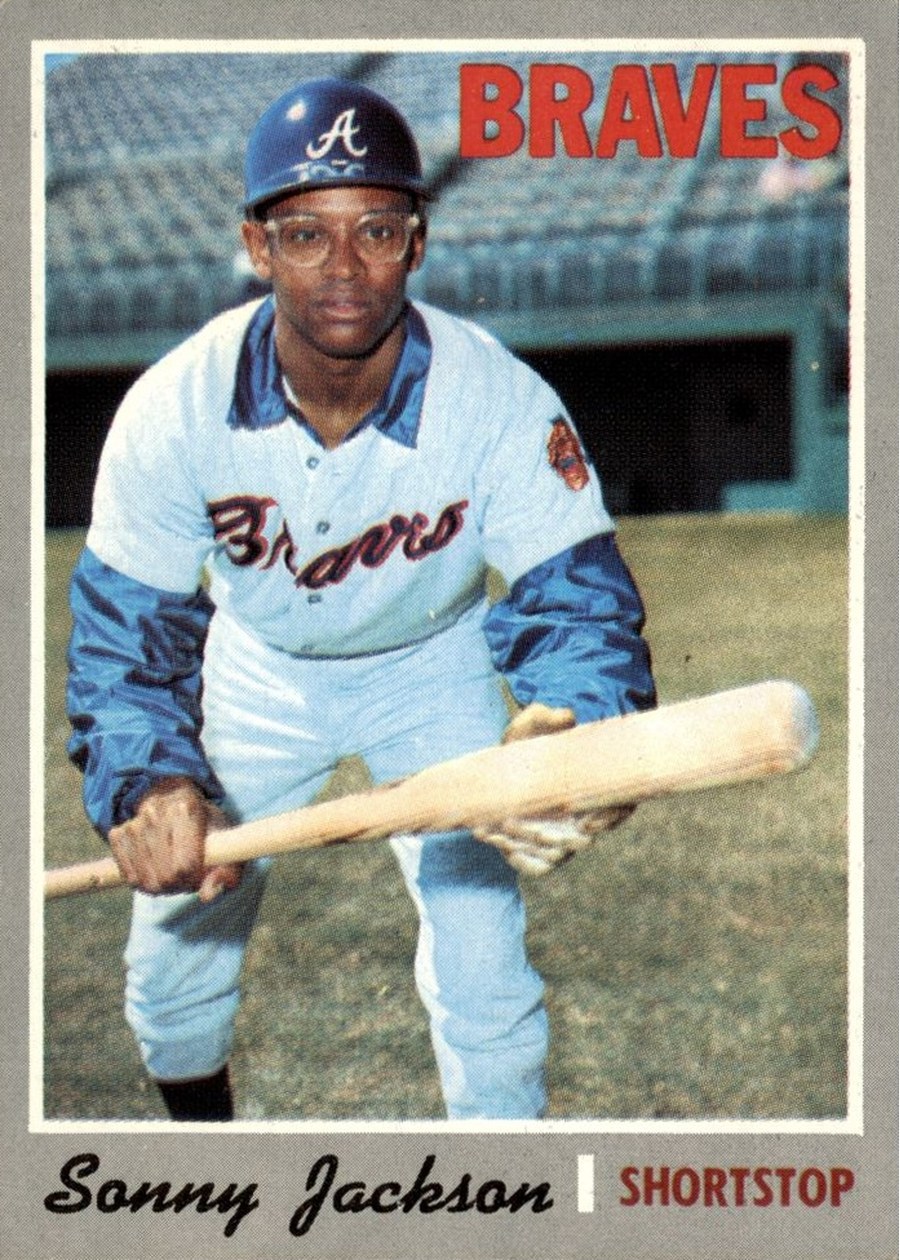 1970 Topps #413 Sonny Jackson, Atlanta Braves