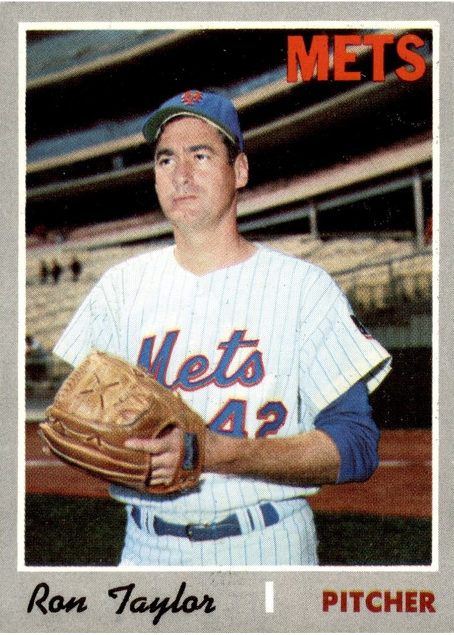 1970 Topps #419 Ron Taylor, New York Mets