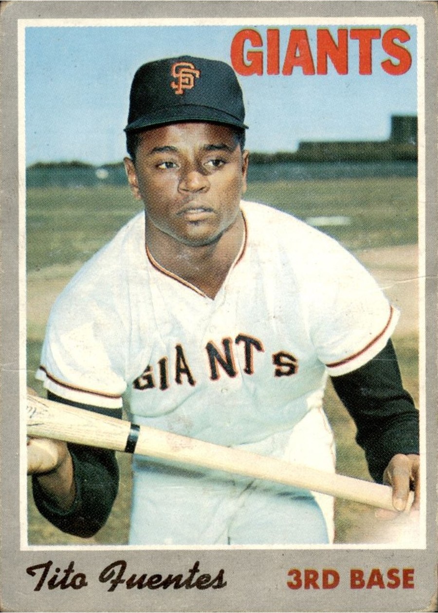 1970 Topps #42 Tito Fuentes, San Francisco Giants
