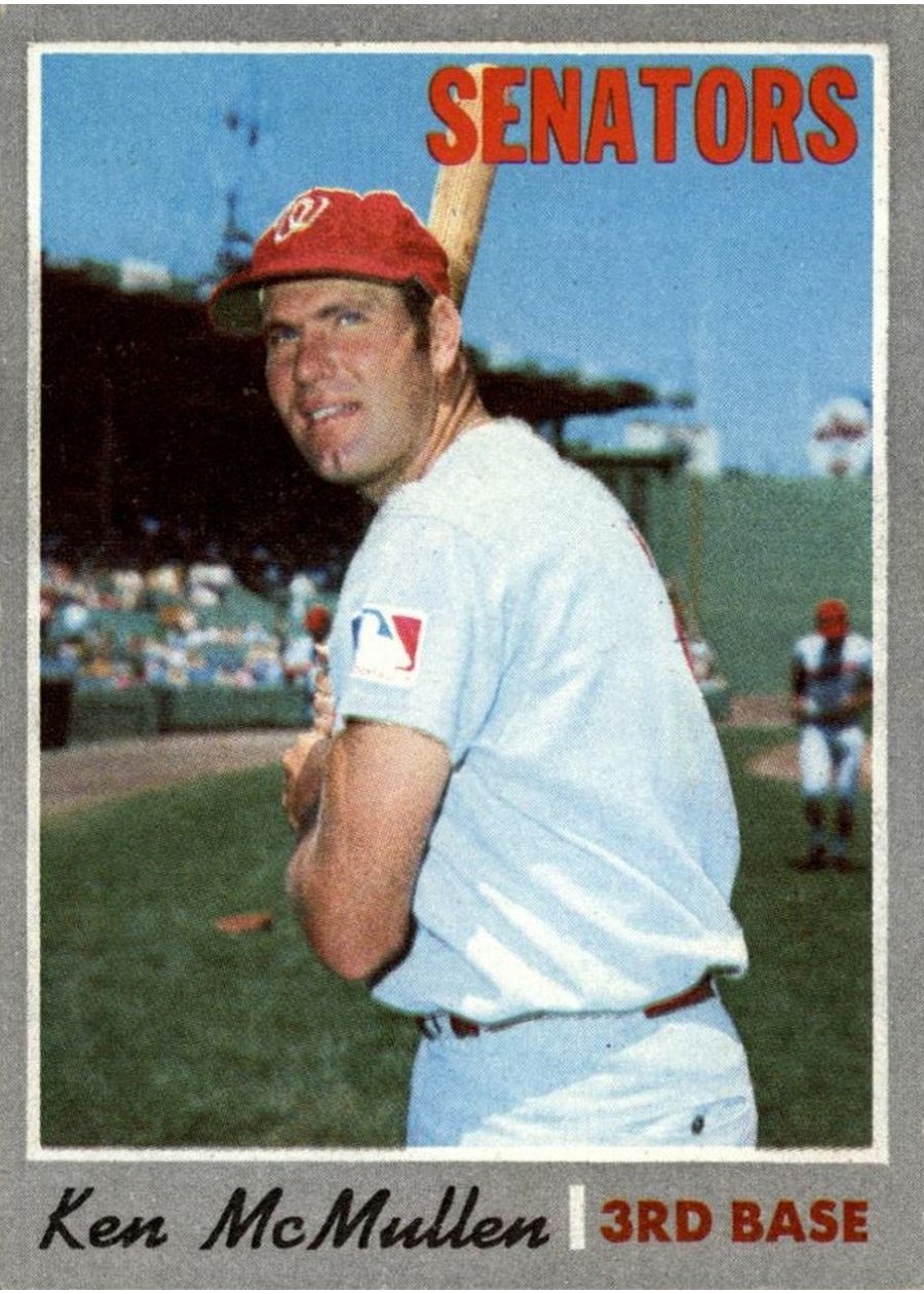 1970 Topps #420 Ken McMullen, Washington Senators